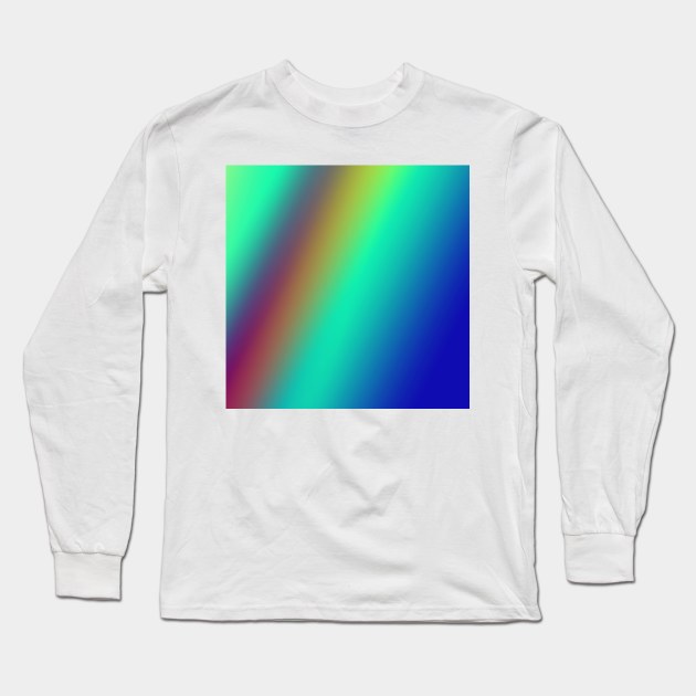 red blue green abstract texture background Long Sleeve T-Shirt by Artistic_st